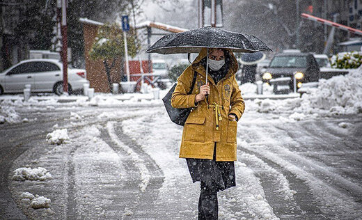 بارش برف و باران در این ۱۳ استان‌/ گرمترین و سردترین استان‌ها کدامند؟