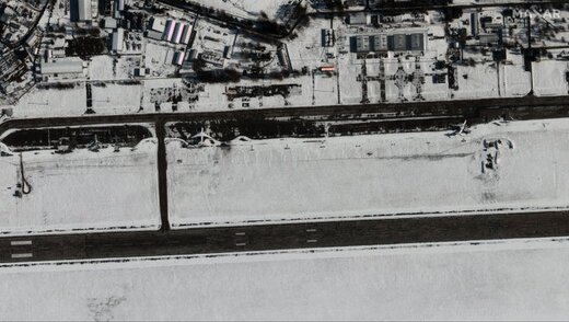 نتیجه برخورد پهپاد به هواپیمای چند صد میلیون دلاری روسیه / عکس