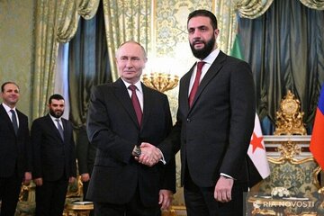 منافع مشترک پوتین و الشرع / تحول از حامی بشار اسد به دوست حکومت انتقالی / آینده سیاسی روسیه و سوریه به چه مسیری خواهد رفت؟ منافع مشترک پوتین و الشرع / تحول از حامی بشار اسد به دوست حکومت انتقالی / آینده سیاسی روسیه و سوریه به چه مسیری خواهد رفت؟